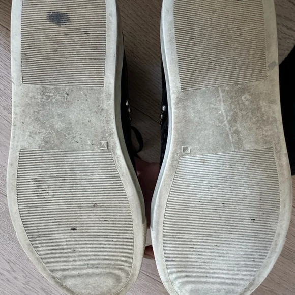 Alessandro Dell'Acqua black leather high top sneakers  size 37.5 - Picture 7 of 12